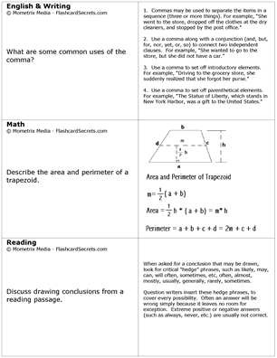 ACT Exam Flashcard Study System Free Online Sample Practice Test Questions