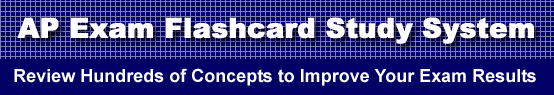 AP Exam Flashcard Study System is guaranteed to raise your AP test score