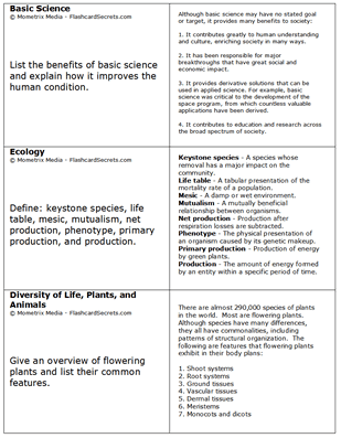 AP Exam Flashcard Study System Free Online Sample Practice Test Questions
