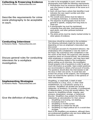Flashcard Study System for the Professional Certified Investigator Exam Free Online Sample Practice Test Questions