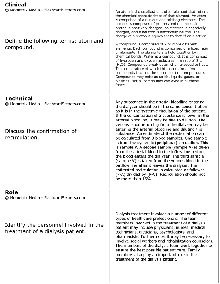CCHT Exam Flashcard Study System Free Online Sample Practice Test Questions