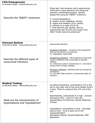 CEN Exam Flashcard Study System Free Online Sample Practice Test Questions