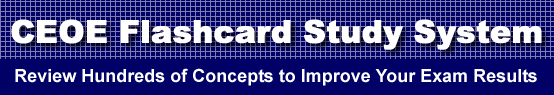 CEOE Flashcard Study System is guaranteed to raise your CEOE score