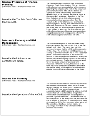 Flashcard Study System for the CFP� Exam Free Online Sample Practice Test Questions