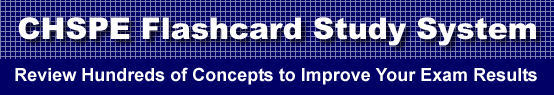 CHSPE Flashcard Study System is guaranteed to raise your CHSPE score