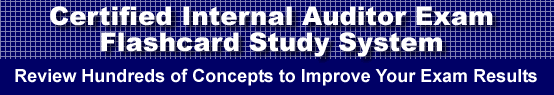 Certified Internal Auditor Exam Flashcard Study System is guaranteed to raise your Certified Internal Auditor exam score