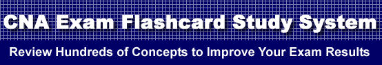 CNA Exam Flashcard Study System is guaranteed to raise your CNA exam score