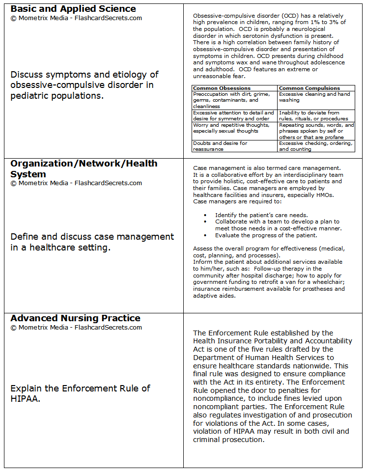 CNS Exam Flashcard Study System Free Online Sample Practice Test Questions