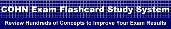  COHN Exam Flashcard Study System is guaranteed to raise your COHN test score
