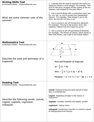 COMPASS Exam Flashcard Study System Free Online Sample Practice Test Questions
