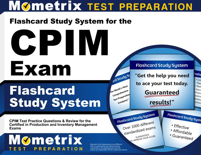 Flashcards Study System for the CPIM Exam