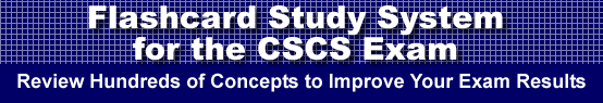Flashcard Study System for the CSCS Exam is guaranteed to raise your CSCS test score