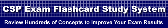 CSP Exam Flashcard Study System is guaranteed to raise your CSP test score