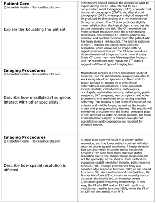 Computed Tomography Exam Flashcard Study System Free Online Sample Practice Test Questions
