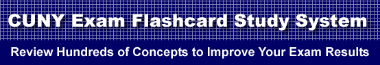 CUNY Exam Flashcard Study System is guaranteed to raise your CUNY test score