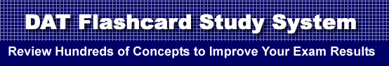 DAT Flashcard Study System is guaranteed to raise your DAT score