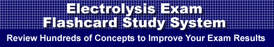 Electrolysis Exam Flashcard Study System is guaranteed to raise your Electrolysis test score