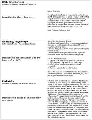 EMT Exam Flashcard Study System Free Online Sample Practice Test Questions
