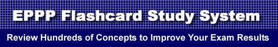 EPPP Flashcard Study System is guaranteed to raise your EPPP score