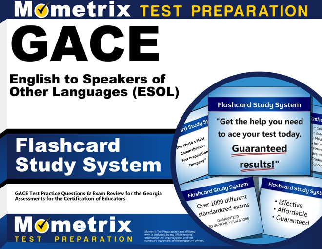 GACE English to Speakers of Other Languages (ESOL) Flashcards Study System