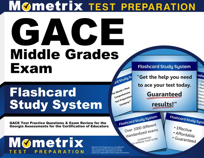 GACE Middle Grades Flashcards Study System