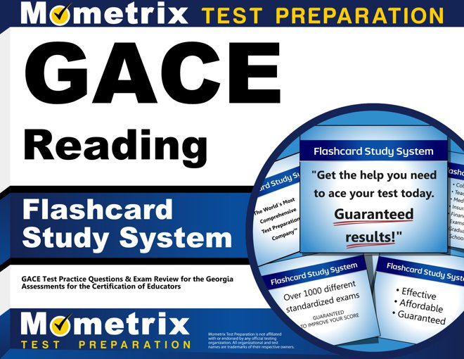 GACE Reading Flashcards Study System