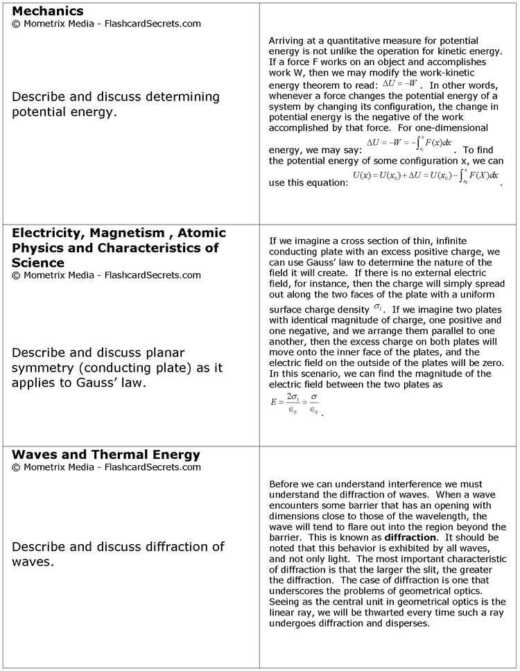 GACE Flashcard Study System Free Online Sample Practice Test Questions