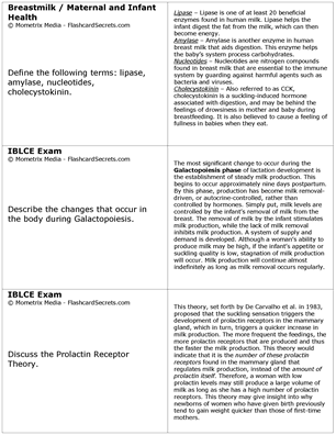 IBLCE Exam Flashcard Study System Free Online Sample Practice Test Questions