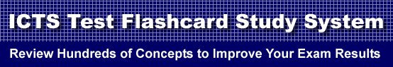 ICTS Test Flashcard Study System is guaranteed to raise your ICTS test score