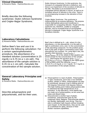 Medical Technologist Exam Flashcard Study System Free Online Sample Practice Test Questions