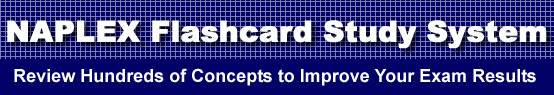 NAPLEX Flashcard Study System is guaranteed to raise your NAPLEX score