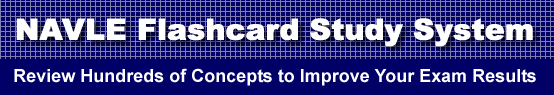 NAVLE Flashcard Study System is guaranteed to raise your NAVLE score
