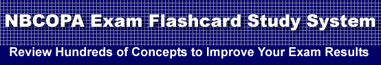 NBCOPA Exam Flashcard Study System is guaranteed to raise your NBCOPA exam score
