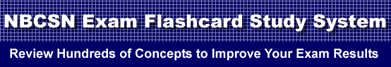 NBCSN Exam Flashcard Study System is guaranteed to raise your NBCSN test score