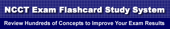 NCCT Exam Flashcard Study