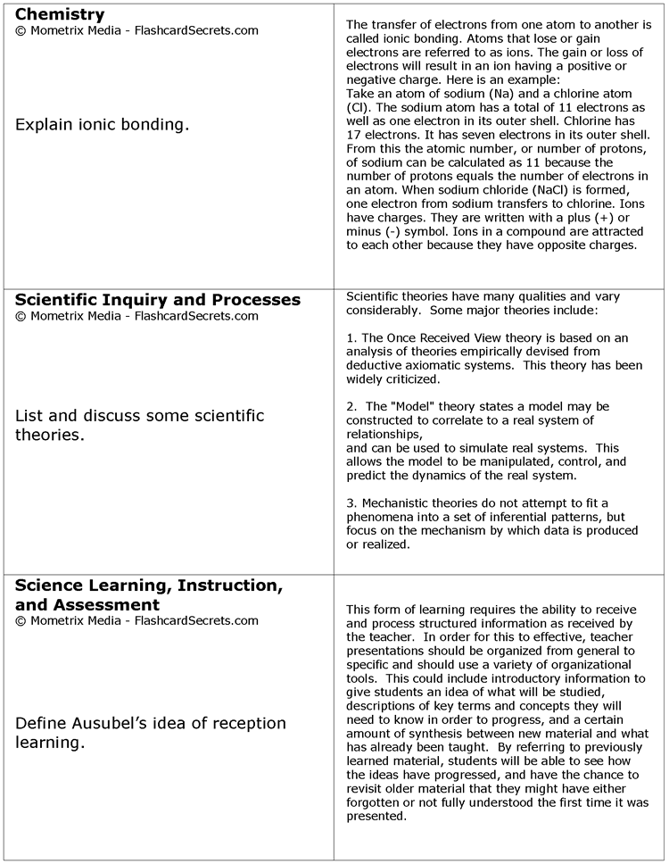 NMTA Flashcard Study System Free Online Sample Practice Test Questions