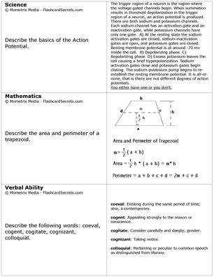 PAX Flashcard Study System Free Online Sample Practice Test Questions