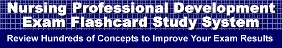 Nursing Professional Development Exam Flashcard Study System is guaranteed to raise your Nursing Professional Development Exam score