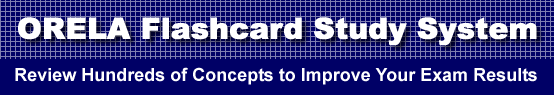 ORELA Flashcard Study System is guaranteed to raise your ORELA score