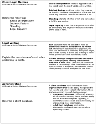 PACE Flashcard Study System Free Online Sample Practice Test Questions