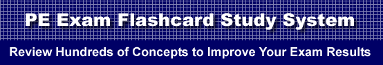 Chemical Engineering PE Exam Flashcard Study System is guaranteed to raise your Chemical Engineering PE Exam score