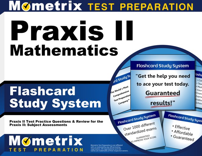 Praxis II Mathematics Exam Flashcards Study System