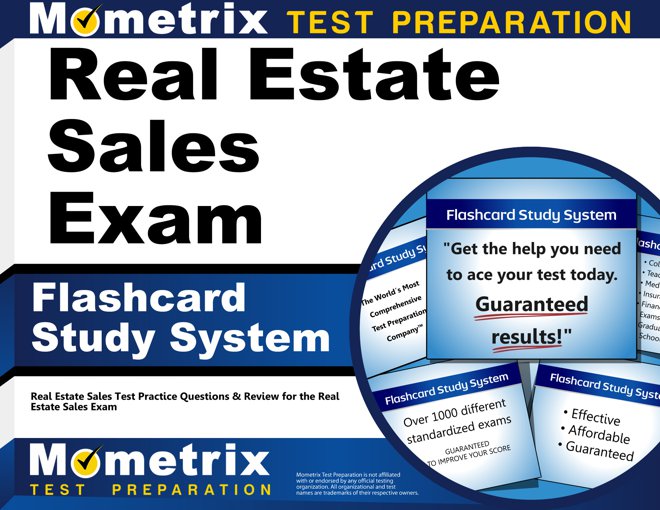 Real Estate Sales Exam Flashcards Study System