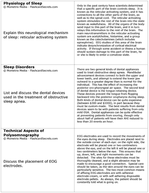 RPSGT Exam Flashcard Study System Free Online Sample Practice Test Questions
