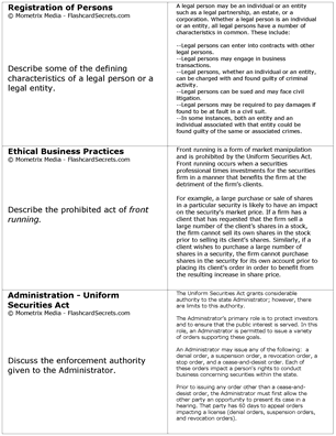 Series 63 Exam Flashcard Study System Free Online Sample Practice Test Questions