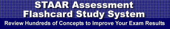 STAAR Assessment Flashcard Study System is guaranteed to raise your STAAR score