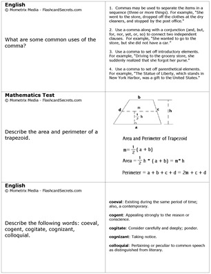 TABE Flashcard Study System Free Online Sample Practice Test Questions
