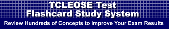 TCLEOSE Test Flashcard Study System is guaranteed to raise your TCLEOSE test score