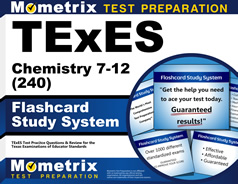 TExES Chemistry 8-12 Exam Flashcard Study System