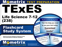 TExES Life Science 8-12 Exam Flashcard Study System